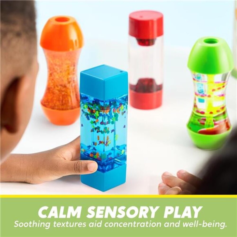 4-Pack Fidget Tubes for Kids, Sensory Tubes, Stress Relief Toy, Speech - Picture 3 of 7